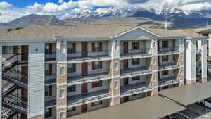 View of property featuring a mountain view