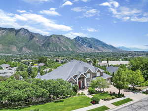 View of mountain feature with a residential view