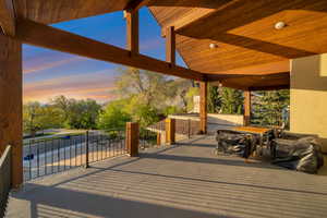 View of deck