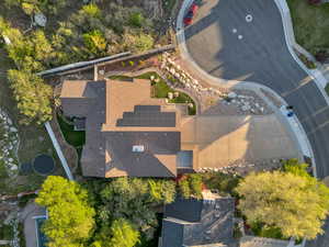 Located on a Cul De Sac, Aerial view