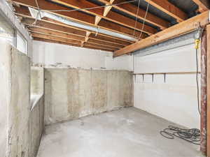 View of basement