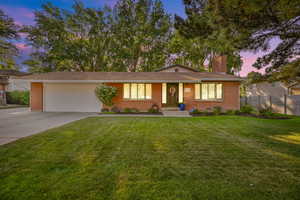 Twilight view front exteror.