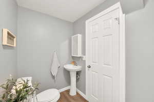 2nd photo lower level bathroom