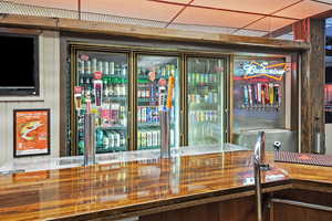 View of bar