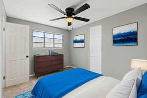 Master Bedroom Virtually Staged.