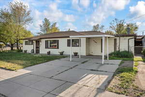 Front of East Facing Home
