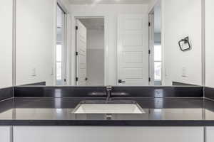 Bathroom featuring a sink