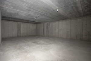 View of unfinished below grade area