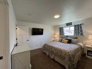 Primary Bedroom featuring carpet flooring and baseboards