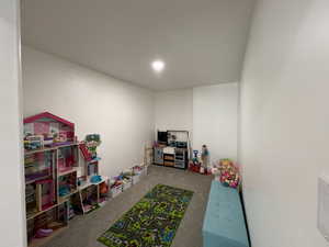Game room with carpet