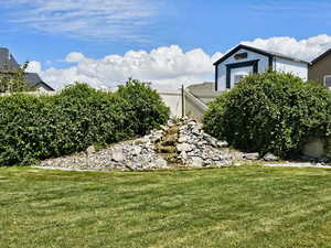 Front yard Waterfall feature