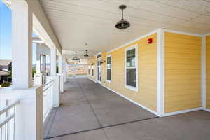 View of patio / terrace featuring a porch