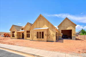 View of property in mid-construction