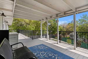 View of COVERED DECK