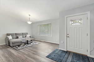 FRONT DOOR ENTRY AND FRONT ROOM