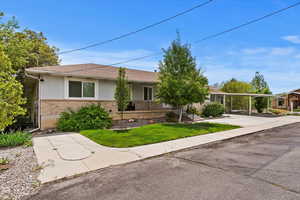 RANCH STYLE HOME  &  2 CARPORTS