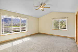 Primary Bedroom  with Mountain views