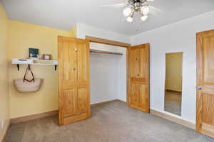 Bedroom 3 View of closet