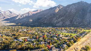 Mountain view with a residential view