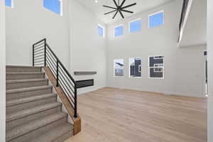Great Room.   Photo is of a Completed Willow Plan in a Different Location.  Options and Colors will Vary.