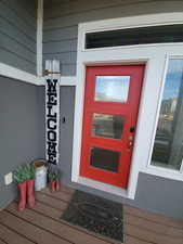 View of entrance to property