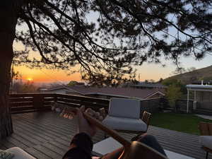 Music and view from the deck