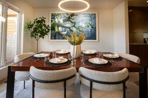 View of dining area