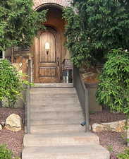 View of exterior entry
