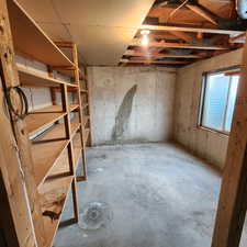 View of basement