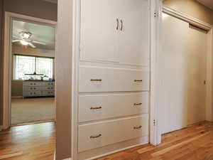 View of closet