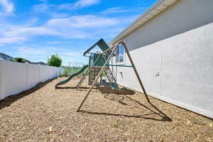 View of play area with fence