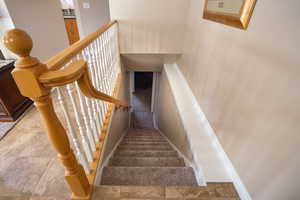 View of stairs