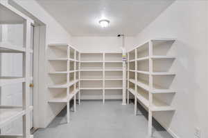 View of storage area