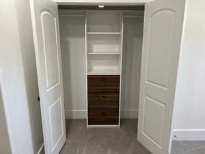 View of closet