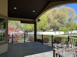 View of patio / terrace with fence
