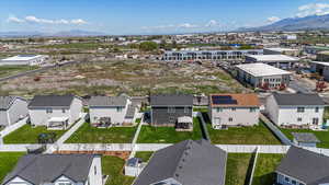 Aerial view with a mountain view and a residential view