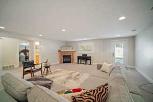 Family Room w/Gas Fireplace