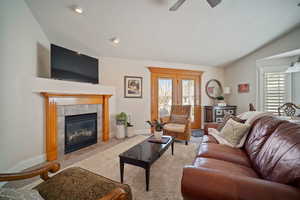 Family Room w/Gas Fireplace