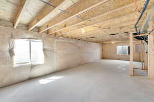 View of basement