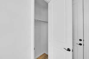View of closet