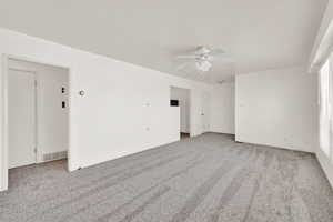 Front Living Room with fresh paint and new carpet