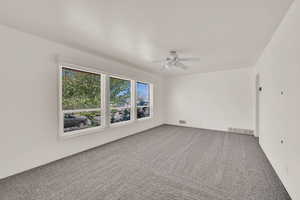 Front Living Room with fresh paint and new carpet