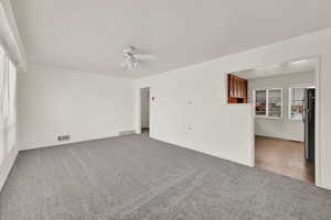 Front Living Room with fresh paint and new carpet