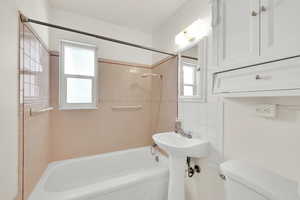 Upstairs bathroom with vintage tile