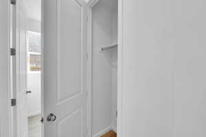 View of closet