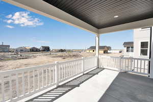 View of patio with a residential view