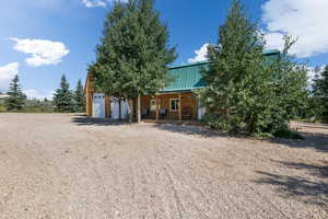 View of front of home with covered porch