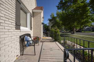 View of patio