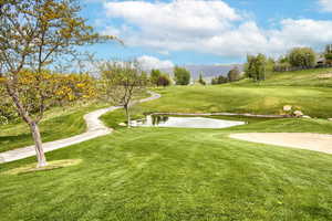 View of adjacent golf course