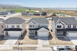 Aerial view featuring a residential view